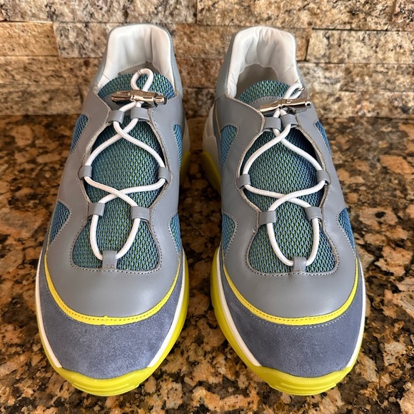 Longchamp Freeminder Blue Tennis Trainers - Picture 7 of 12